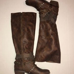 Not Rated Riding Boots Brown Size 10